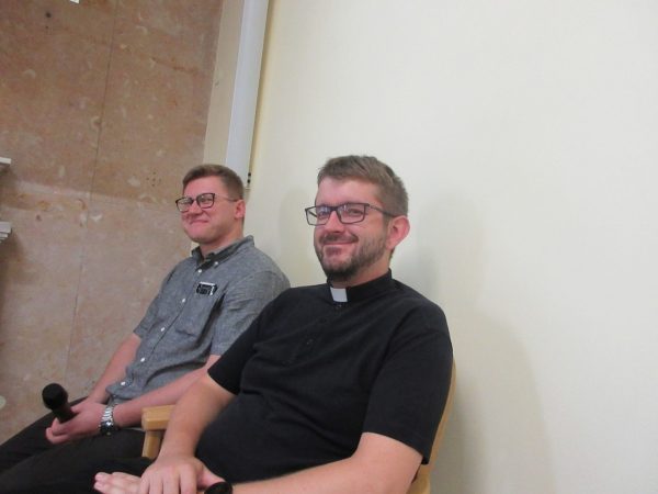 Our translators, Fr. Krzysztof and Fr. Kamil, were always in a good mood despite their difficult job!